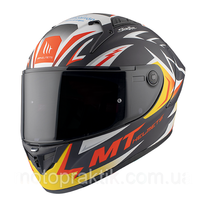 MT KRE+ Carbon Acosta A37 Matt Blue, XS Мотошолом інтеграл