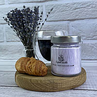 Crystal candle - свічки з пальмового воску лавандового кольору