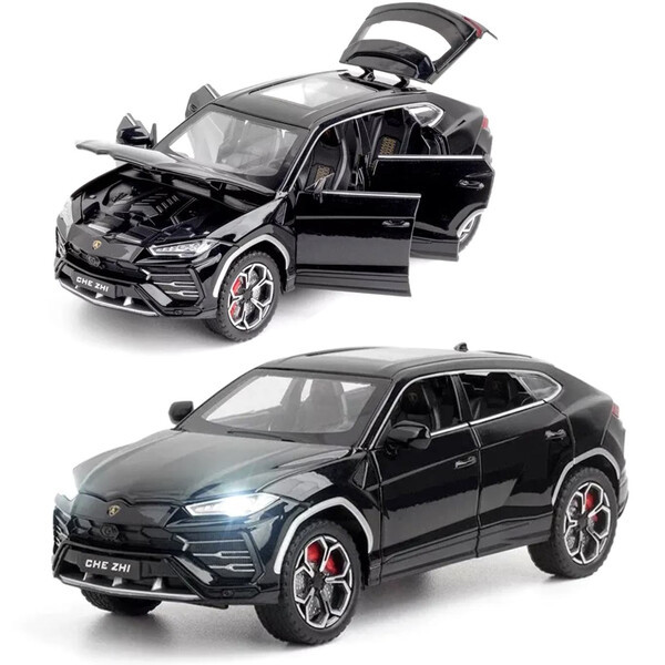 Машинка Lamborghini Urus іграшка моделька металева колекційна 20 см Чорний (60183)