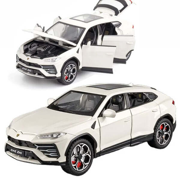 Машинка Lamborghini Urus іграшка моделька металева колекційна 20 см Білий (60184)