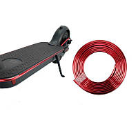 Металлическая защитная лента для электросамоката Xiaomi Mijia M365 красного цвета