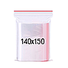 Прозорий пакет із замком, зіппакет 140x150 мм 100 шт пакети zip, zip-lock, пакети струна zip lock, фото 4