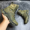 Чоловічі тактичні берці демісезонні олива/мультикам з гербом, військові черевики зсу весна осінь, розмір 40 41 42 43 44 45, фото 5