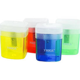 Точилка з контейнером та кришкою, прямокутна, ТЧ61, УМКА