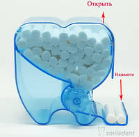 Диспенсер для валиков в форме зуба T-CRD-3. Синий