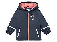 Куртка-дождевик на флисовой подкладке для девочки Lupilu 356921 098-104 см (2-4 years) темно-синий