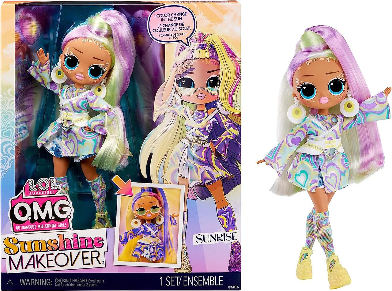 Лялька лол Санрайз LOL Surprise OMG Sunshine Color Change Sunrise Fashion Doll