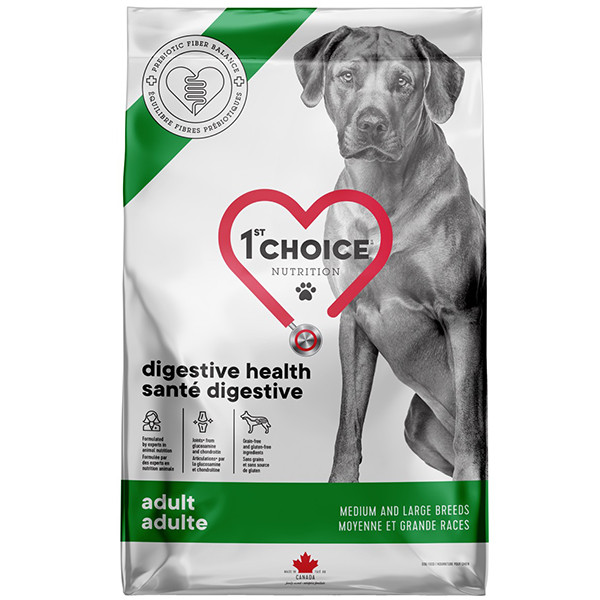 Сухий дієтичний корм для собак міні та малих порід 1st Choice Adult Digestive Health Toy and Small