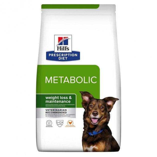 Лікувальний корм Hill's Prescription Diet Metabolic для собак у разі ожиріння та зайвої ваги 1,5 кг (052742209708)