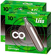Балончики CO2 для пневматики 20 шт., LISS