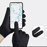 Вітрозахисні рукавички сенсорні для електросамоката та велосипеда S, фото 2