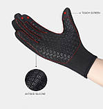 Вітрозахисні рукавички сенсорні для електросамоката та велосипеда S, фото 7