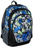 Молодежный рюкзак PASO 15-367D 21L Разноцветный с принтом