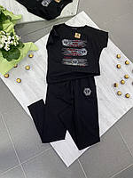 Костюм женский PHILIPP PLEIN черный футболка+брюки XL