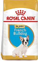 Сухий повнораціонний корм для цуценят Royal Canin French Bulldog Puppy породи Французький бульдог віком до