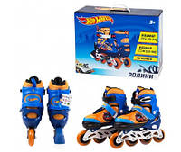 Ролики RL2120 Hot Wheels, размер S(31-34), pu 1 свет в кор.