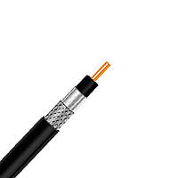 Коаксиальный кабель DCG RG-6 (30%) CCS экранированный черный