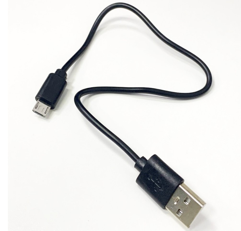 USB-micro USB 50 см чорний (для заряджання), фото 1