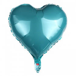 Фольгована кулька міні фігура серце 5 дюймів