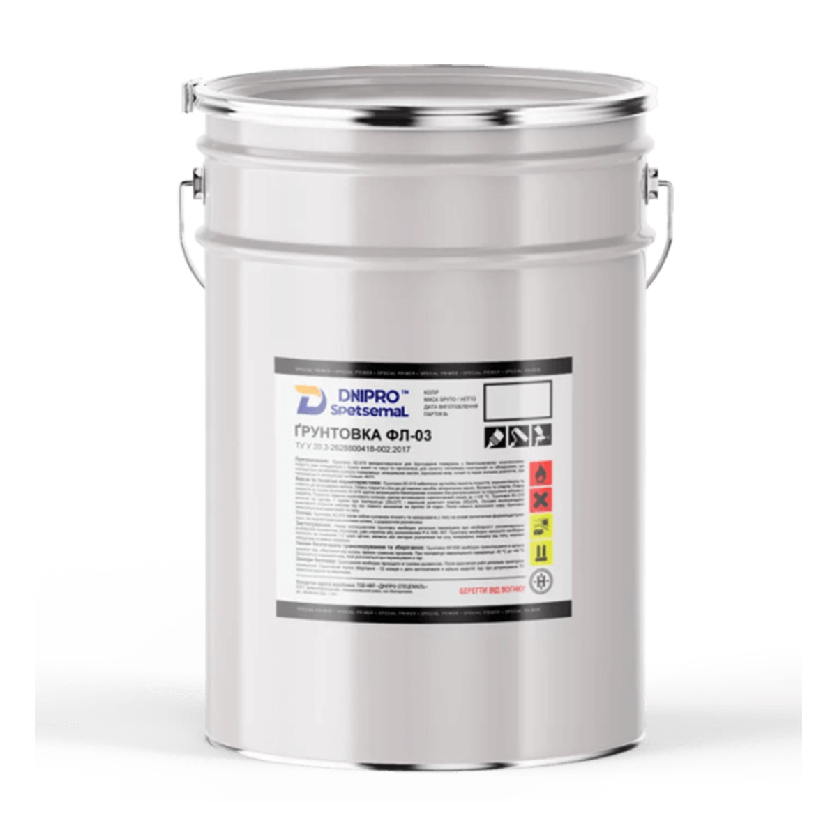 Купить Грунт для черных и цветных металлов ФЛ-03К желто-зеленый 25кг ...