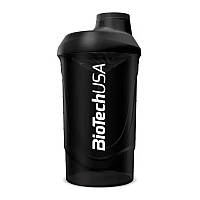 Шейкер BioTech USA Shaker Wave "Panther Black" (600 ml, черный)