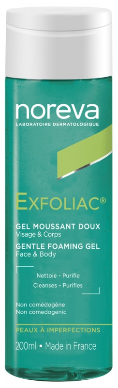 Очищений гель Noreva Laboratoires Exfolic Gentle Foaming Gel для чутливої шкіри 400 мл