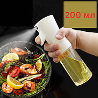 Пляшка дозатор для олії та оцту 200 мл зі спрей розпилювачем