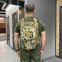 Підсумок-рюкзак сухарний на плитоноску з Моллі, Мультикам, WINTAC, Cordura 1000D, сумка сухарна тактична, сумка сухарка армійська, фото 3