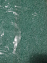 Бісер дрібний №12 Прозорий з м'ятною серединкою 450 грам