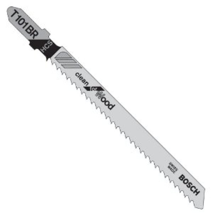 Пилка для лобзика Bosch T101BR Clean for Wood HCS (100 мм) (2608630014), фото 1