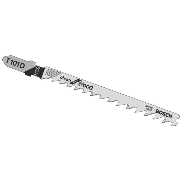 Пилка для лобзика Bosch для дерева T101D (100 мм) (2608637877)