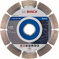 Алмазний відрізний круг по каменю Bosch PF Stone (125х22.23) (2608603236). Оригінал