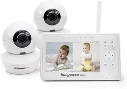 BabySense V43 — відеоняня з монітором камери 4,3 дюйма 2 камери з унікальною функцією розділення екрана