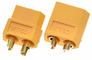 XT60 Роз'єм живлення 2 pin (комплект тато+мама)