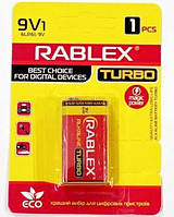 Крона Rablex Turbo Alkaline 6F22/9V