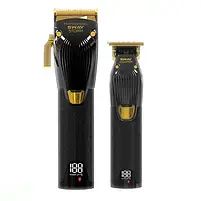 Комбо-набір для стрижки машинка, тример та електробритва Sway Storm, Сooper, Shaver Pro Gold (115 KIT4), фото 3