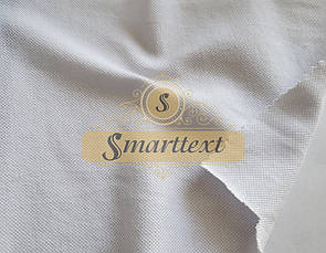 Тканина трикотаж лакоста (Поло) білий