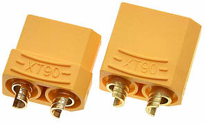 XT90 Роз'єм живлення 2 pin (комплект тато+мама)