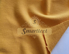 Тканина трикотаж лакоста (Поло) гірчиця