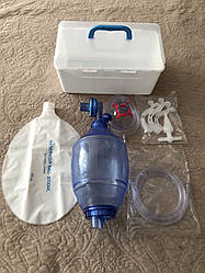 Реанімаційний набір (мішок Амбу для дорослих) з повітропроводами та кейсом