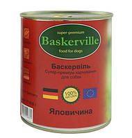 Влажный корм для собак Baskerville Говядина 800 г (4250231598371)