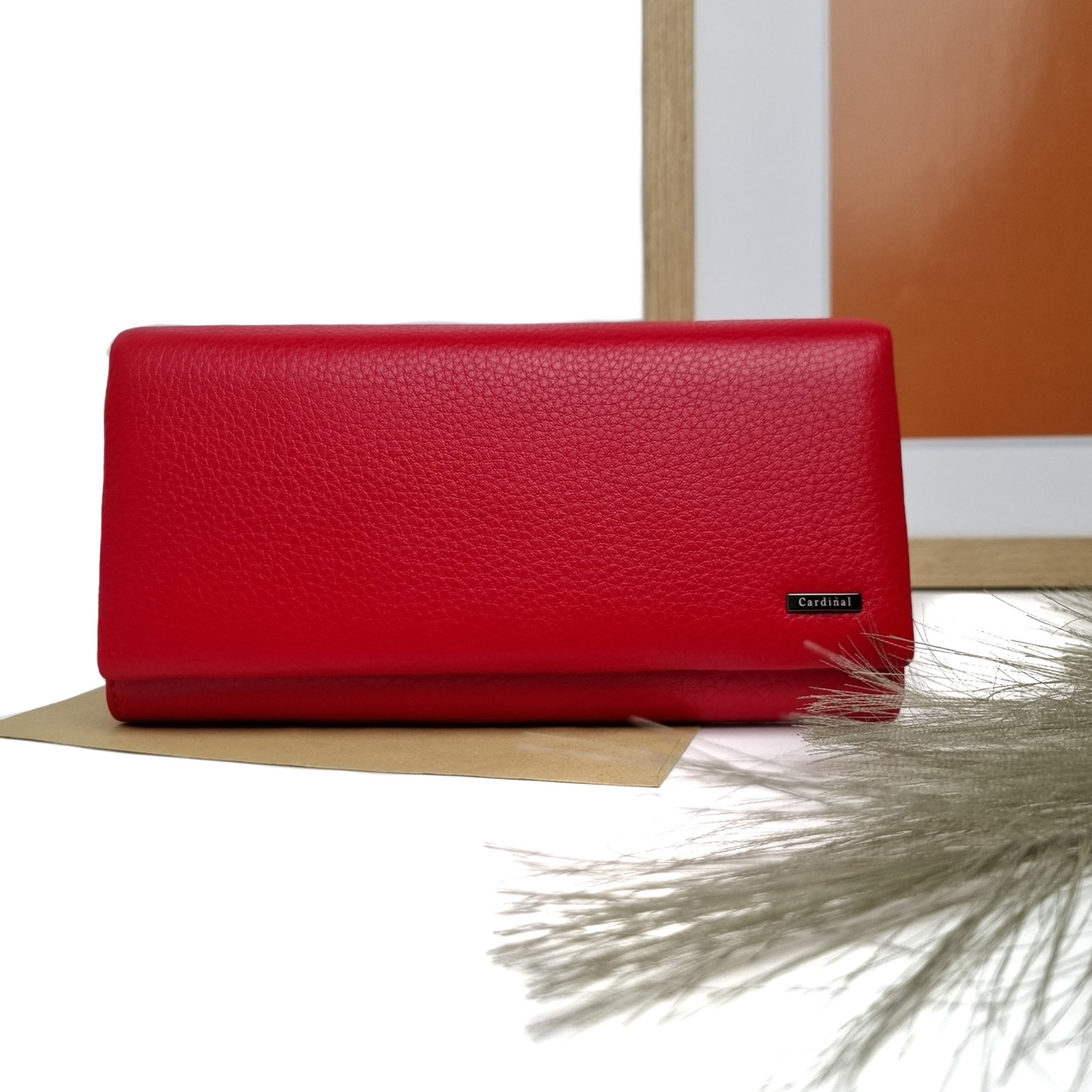 Червоний гаманець натуральна шкіра Арт.5241-08 (1) Cardinal (64)