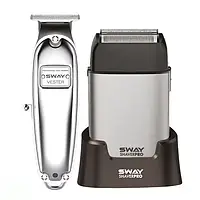 Комбо-набор для стрижки триммер и шейвер Sway Vester, Shaver Pro Silver (115 KIT9)