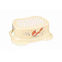 Підніжка для дитини для ванної кімнаті, антиковзне покриття, Лісова казка, yellow, жовтий