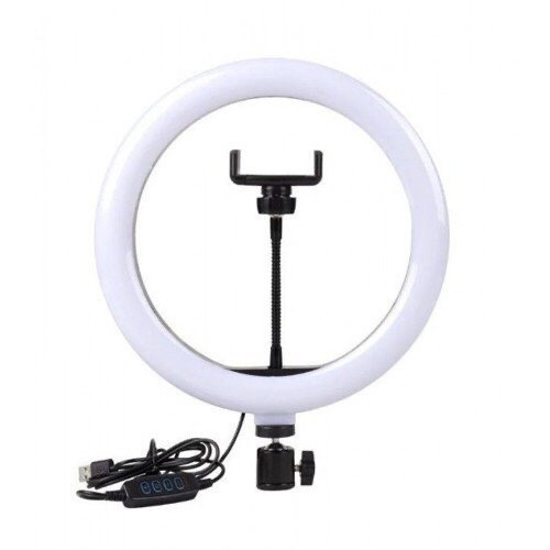 Кільцева LED лампа Ring Fill Light QX-300 30 см | Кільцеве студійне світло | Світлодіодна лампа