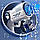 Пістолет для мильних бульбашок Bubble Gun Machine Space blue, фото 3