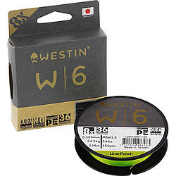 Шнур Westin W6 8 Braid Lime Punch 135m PE 0.2 / 0.08mm / 3.7Kg (167347) L003-080-135