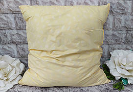 Подушка для сну розмір 70х70 см наповнювач холлофайбер, тканина тік X-551-9