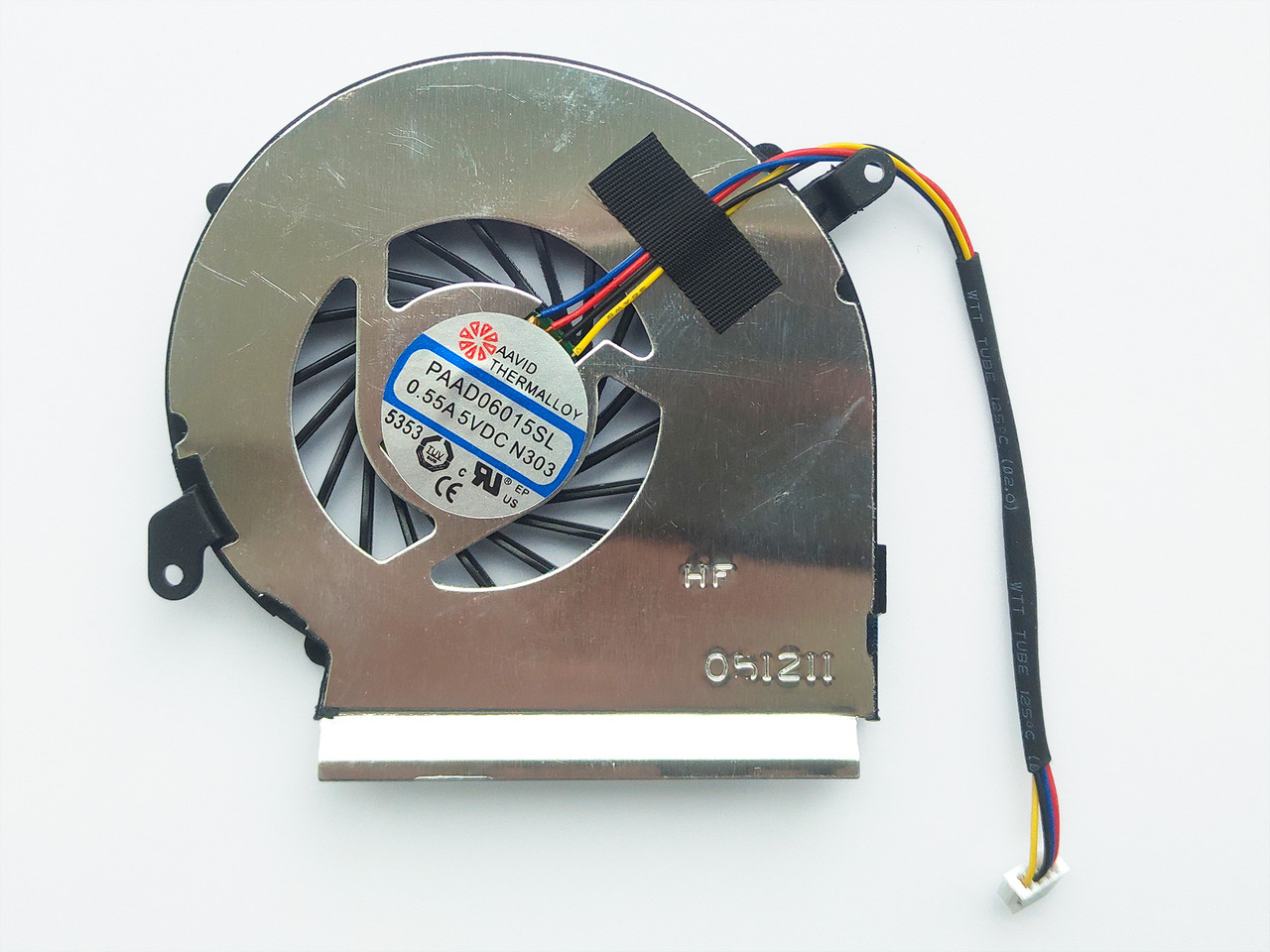 Вентилятор для ноутбука MSI GE62VR, GP62MVR, GE72VR, MS-16J9, MS-179B (PAAD06015SL-N303), (5V,0.55A),4pin GPU, фото 1