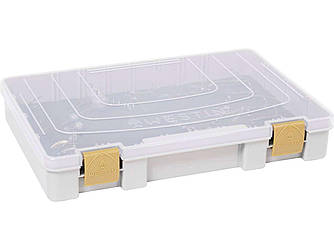 Коробка Westin W3 Rig Box 28x19,5x4,5cm Grey/Clear (170272) B04-706-028